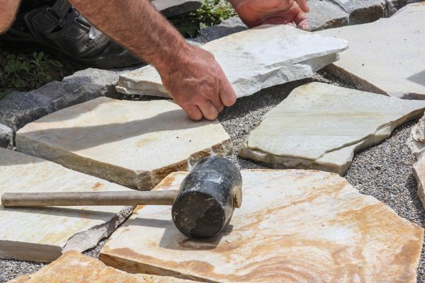 Stone Sidewalk Installation in New Port Richey