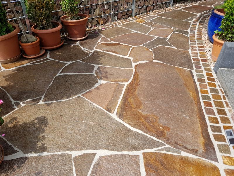 Outdoor Paver Walkway